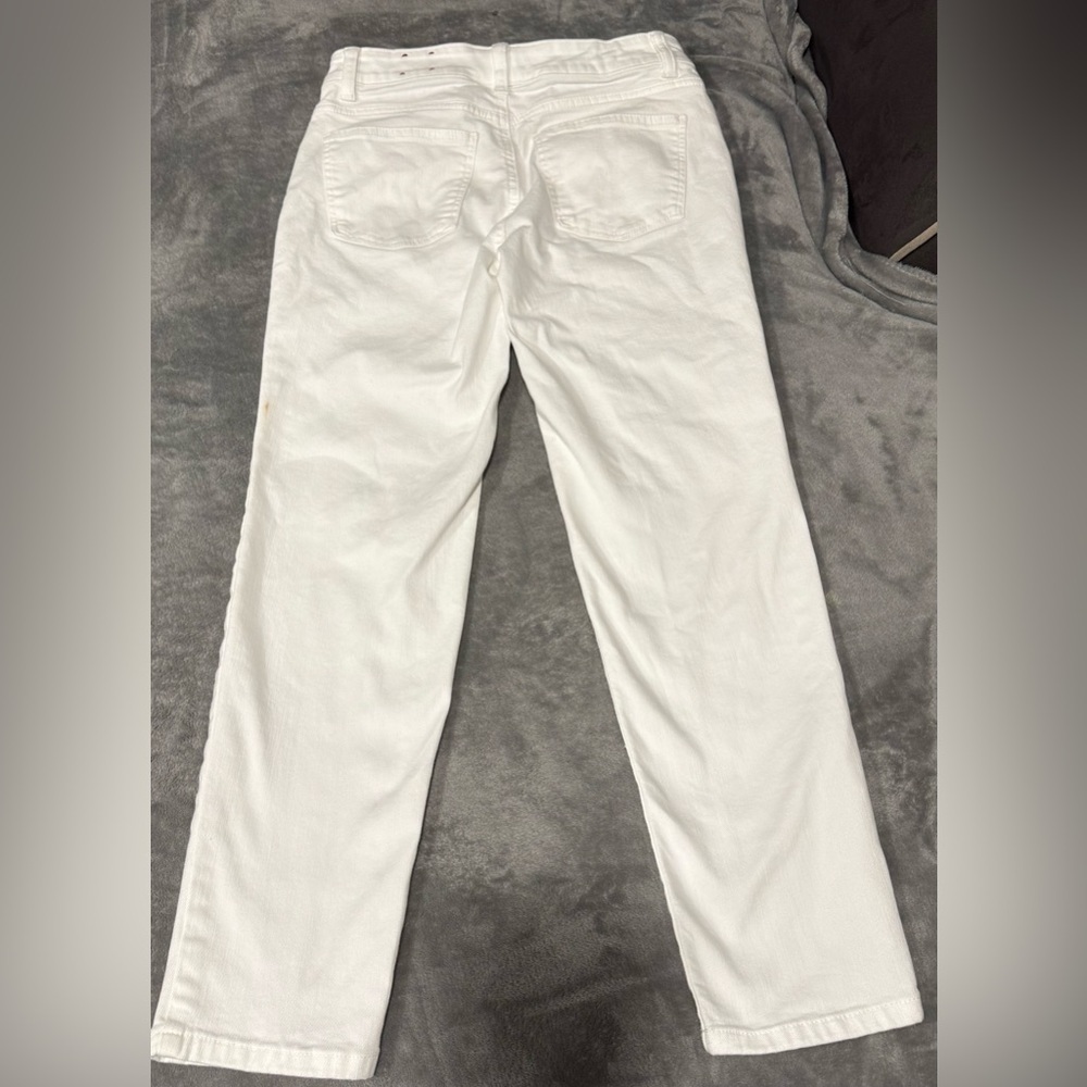 Talbots Simply Flattering Collection White Ankle Jeans - Picture 5 of 9